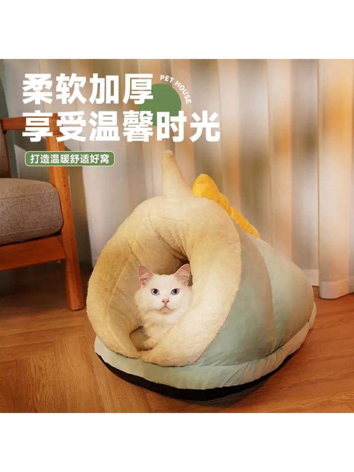 术后猫咪如何优雅地享受它的猫窝时光